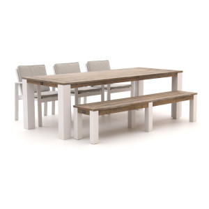 Bellagio Vezzano/ROUGH-X 240cm dining tuinset met bank 5-delig - Laagste prijsgarantie!