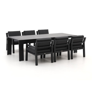 Bellagio Vinadio 255cm low dining tuinset 7-delig - Laagste prijsgarantie!