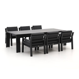 Bellagio Vinadio 255cm low dining tuinset 7-delig - Laagste prijsgarantie!