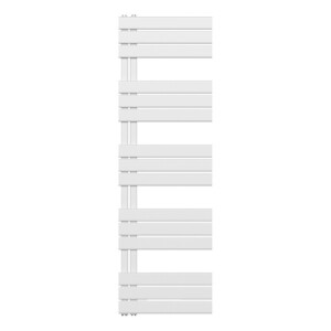 Belrad Handdoekradiator - links - aansluiting/comb - 1600X500mm- Wit BUCW1600500