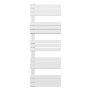 Belrad Handdoekradiator - links - aansluiting/comb - 1600X600mm- Wit BUCW1600600