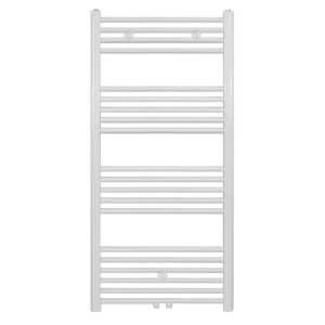 Belrad Handdoekradiator - middenaansluiting - 1200X400mm - 458Watt - Wit BW1200400