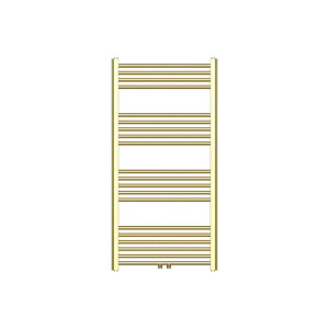 Belrad Handdoekradiator - middenaansluiting - 1200X600mm - 414Watt - Goud BWGO1200600