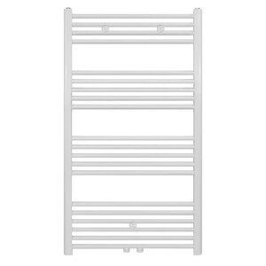 Belrad Handdoekradiator - middenaansluiting - 1200X600mm - 616Watt - Wit BW1200600