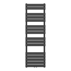 Belrad Handdoekradiator - middenaansluiting - 1600X500mm - Zwart BFRZ1600500