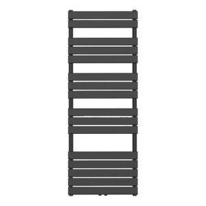 Belrad Handdoekradiator - middenaansluiting - 1600X600mm - Zwart BFRZ1600600