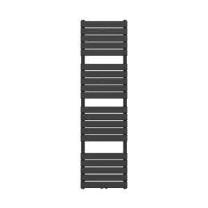 Belrad Handdoekradiator - middenaansluiting - 1800X500mm - Zwart BFRZ1800500