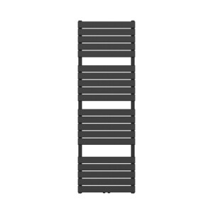 Belrad Handdoekradiator - middenaansluiting - 1800X600mm - Zwart BFRZ1800600