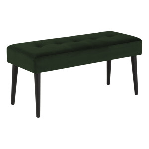 Bendt Halbankje 'Kiara' Velvet, kleur Forest Green