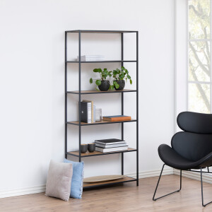 Bendt Wandrek 'Holger' Hout / metaal 6-laags, 185 x 77 cm