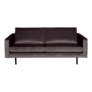 BePureHome Bank 2,5-zits 'Rodeo' Velvet, kleur Antraciet