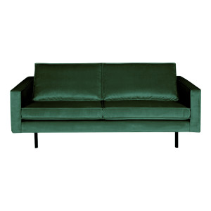 BePureHome Bank 2,5-zits 'Rodeo' Velvet, kleur Forest Green