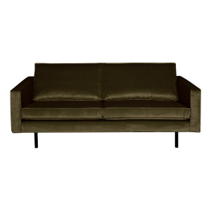 BePureHome Bank 2,5-zits 'Rodeo' Velvet, kleur Groen