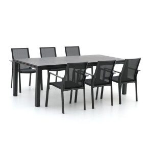 Bernstein Amberg/Mannheim 220cm dining tuinset 7-delig stapelbaar/uitschuifbaar - Laagste prijsgarantie!