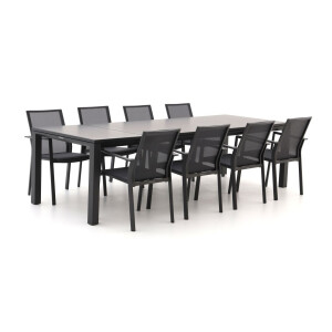 Bernstein Amberg/Mannheim 220cm dining tuinset 9-delig stapelbaar/uitschuifbaar - Laagste prijsgarantie!