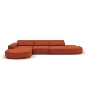 4-zitshoekbank Jodie links chenille open | Micadoni Home