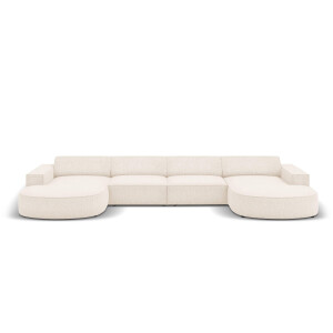 U-bank Jodie chenille afgerond | Micadoni Home