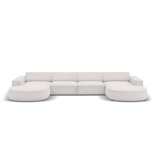 U-bank Jodie chenille afgerond | Micadoni Home