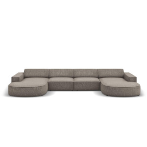 U-bank Jodie chenille afgerond | Micadoni Home
