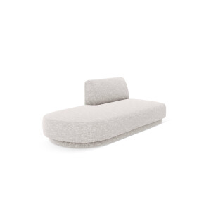 2-zits modulair zitelement Miley open linkerkant chenille | Micadoni Limited Edition