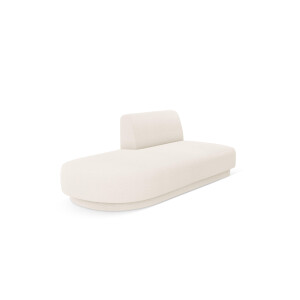 2-zits modulair zitelement Miley open linkerkant bouclé | Micadoni Limited Edition