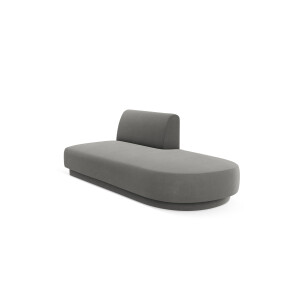 2-zits modulair zitelement Miley open rechterkant velvet | Micadoni Limited Edition
