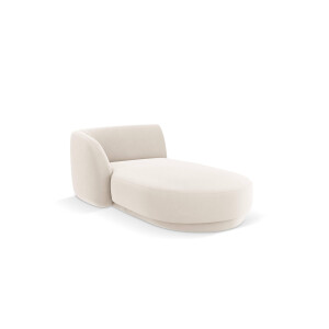 Chaise longue Miley links velvet | Micadoni Limited Edition