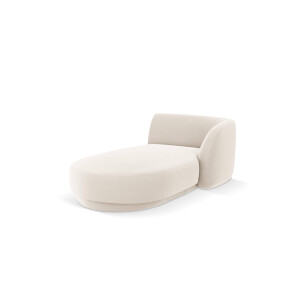 Chaise longue Miley rechts velvet | Micadoni Limited Edition