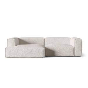 Hoekbank Nuria 4-zits links bouclé | Micadoni