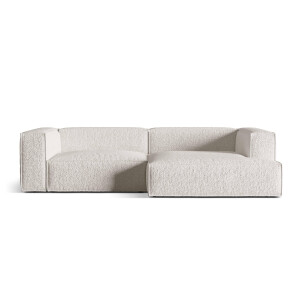 Hoekbank Nuria 4-zits rechts bouclé | Micadoni