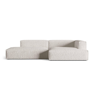 Hoekbank Nuria 4-zits rechts bouclé | Micadoni