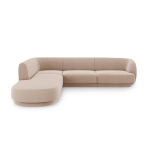 6-zits hoekbank Miley links velvet | Micadoni Limited Edition