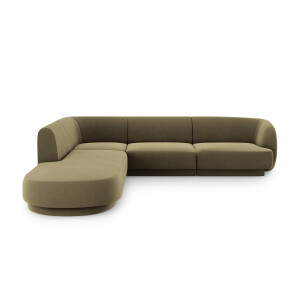 6-zits hoekbank Miley links velvet | Micadoni Limited Edition