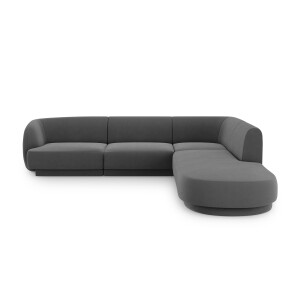 6-zits hoekbank Miley rechts velvet | Micadoni Limited Edition