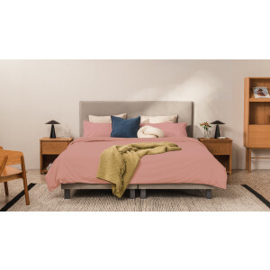 BRUNO beddengoed in roze | Gemaakt in Portugal | Huidvriendelijk en getest op schadelijke stoffen volgens Öko-Tex Standard 100