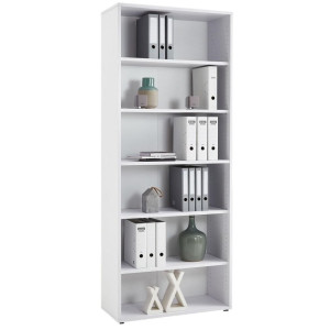 Boekenkast Calvia Extra Large van 222 cm hoog - wit