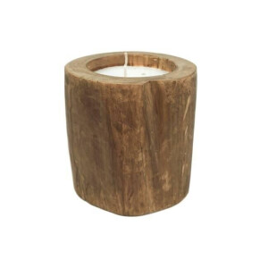 Boomstam kaars Lucia teakhout | HSM Collection