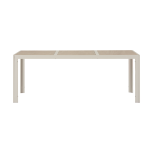 Bosse aluminium tuintafel beige - 196 x 91 cm