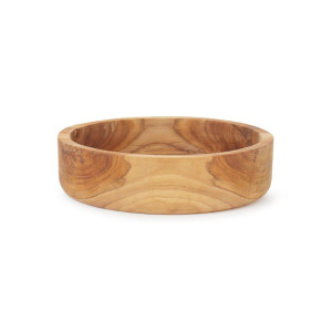Bowls and Dishes Pure Teak Wood schaal 28 cm
