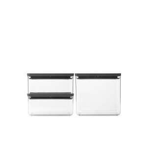 Brabantia Tasty+ stapelbare voorraadpot set van 3