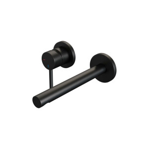 Brauer Black Edition Wastafelmengkraan inbouw - rechte uitloop rechts - hendel lang smal - model A2 - mat zwart 5-S-083-S2-65