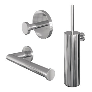 Brauer Chrome Edition Badkameracccesoires set - 3-in-1 - chroom 5-CE-152
