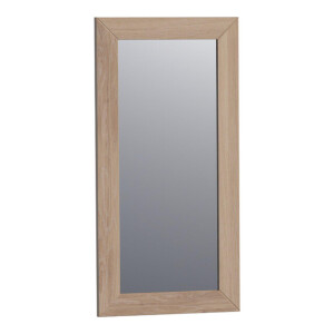 BRAUER Citrine spiegel - 40x80cm - rechthoekig - lamellen eiken naturel frame SP-CI40RHLEN
