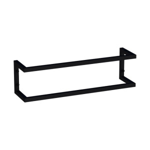 BRAUER Combi Handdoekrek - 60x15x15cm - horizontaal/verticaal - mat zwart AE-HBA60MZ