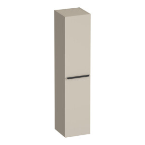 BRAUER Elevate badkamerkast - 160x35x35cm - excl. opleggrepen - 2 deuren - links- of rechtsdraaiend - mat beige HK-EL160MB