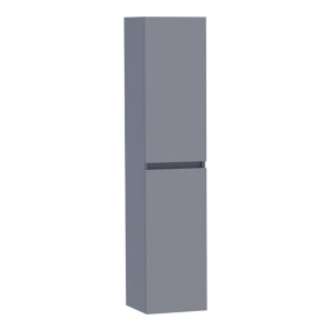 BRAUER Joy badkamerkast - 160x35x35cm - 2 deuren - greeploos - links- of rechtsdraaiend - mat grijs HK-JY160MG