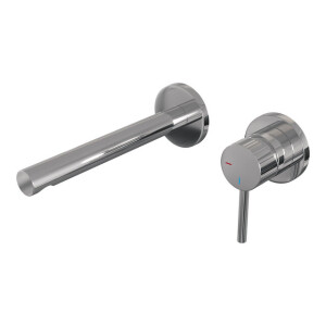 BRAUER Stripe Inbouw Wastafelmengkraan - rechte uitloop en rozetten - model A1 - chroom 5-CE-331