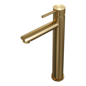 BRAUER Stripe Verhoogde Opbouw Wastafelmengkraan - model A - goud geborsteld PVD 5-GG-002-HD7