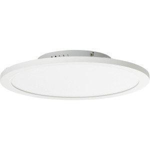 Brilliant Leuchten Led-plafondlamp Abie Ø 40 cm, RGB, dimbaar, CCT, afstandsbediening, metaal, kunststof, wit (1 stuk)