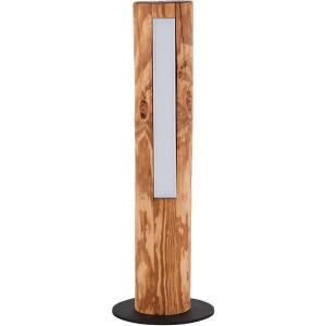 Brilliant Leuchten Led-tafellamp Odun 46 cm hoogte, touchdimmer, 800 lm, warmwit, hout / metaal, grenen gebeitst (1 stuk)